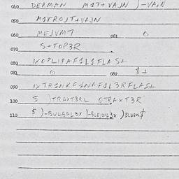 Eastern questionnaire, answ...