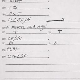 Eastern questionnaire, answ...