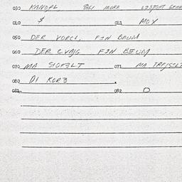 Eastern questionnaire, answ...