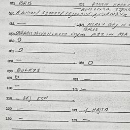 Eastern questionnaire, answ...
