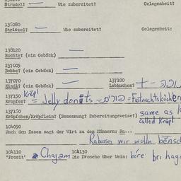 Western questionnaire, answ...