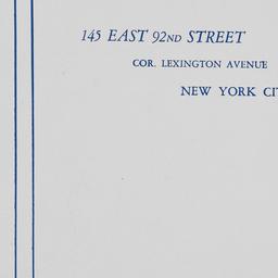145 E. 92 Street