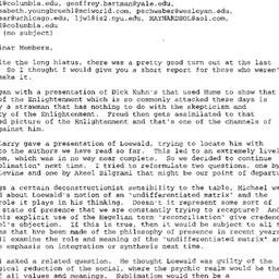 Correspondence, 2001-02-12....