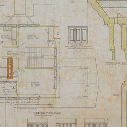 Second floor plan, millwork...