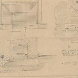 Bedroom fireplace elevation...