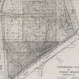Topographical survey plan