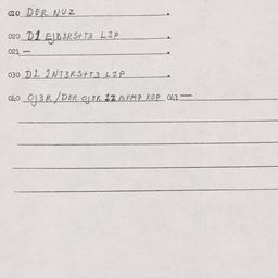 Eastern questionnaire, answ...