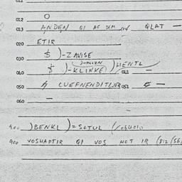 Eastern questionnaire, answ...