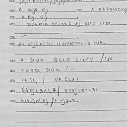 Eastern questionnaire, answ...