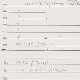 Eastern questionnaire, answ...