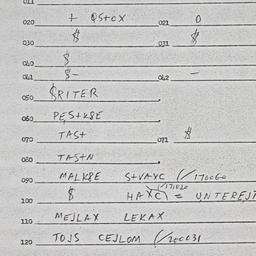 Eastern questionnaire, answ...