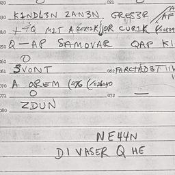 Eastern questionnaire, answ...
