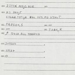 Eastern questionnaire, answ...