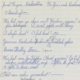 Western questionnaire, answ...