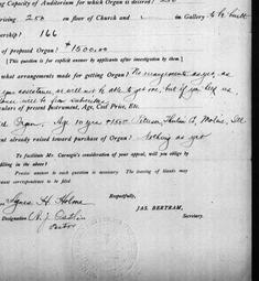 Carnegie Church Organs, Sta...