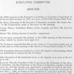 Executive Committee Meeting