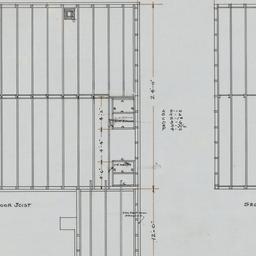 First, second floor joist p...