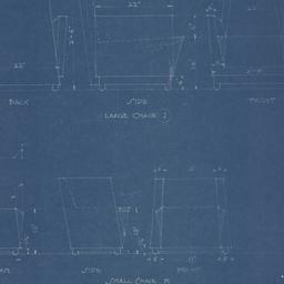 Overstuffed chair elevations