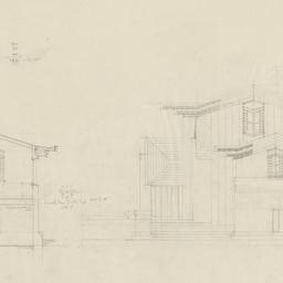 Elevation toward southeast,...