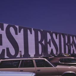 Exterior view, from parking...