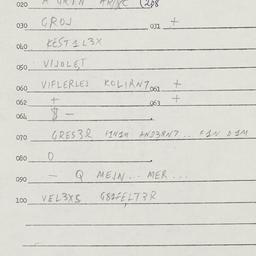Eastern questionnaire, answ...