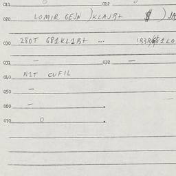 Eastern questionnaire, answ...