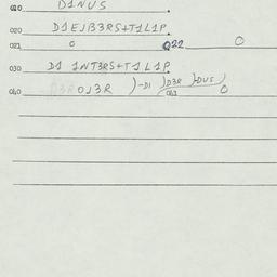 Eastern questionnaire, answ...