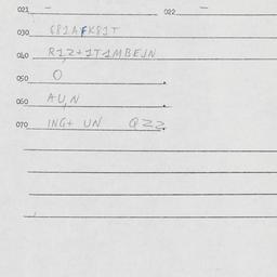 Eastern questionnaire, answ...