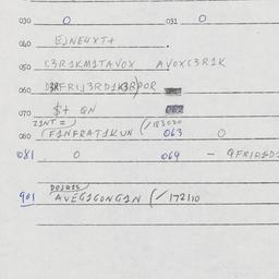 Eastern questionnaire, answ...