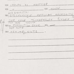 Eastern questionnaire, answ...