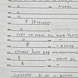 Eastern questionnaire, answ...
