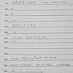 Eastern questionnaire, answ...