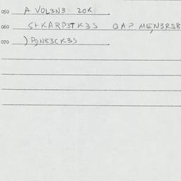 Eastern questionnaire, answ...