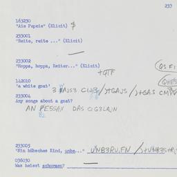 Western questionnaire, answ...