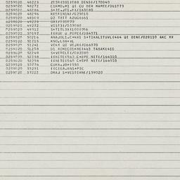 Eastern questionnaire, comp...