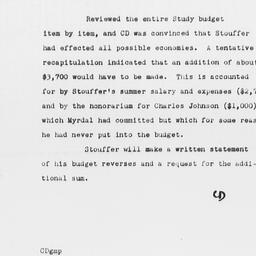 Memorandum from Charles Dol...