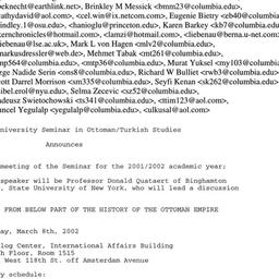 Announcements, 2002-03-08. ...