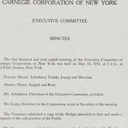 Executive Committee Meeting...