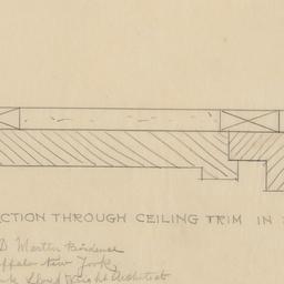 Basement ceiling millwork s...