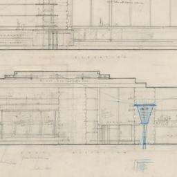 Living room elevations, lig...