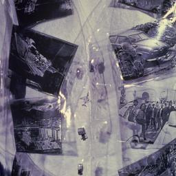 Plastic vest with pictures.