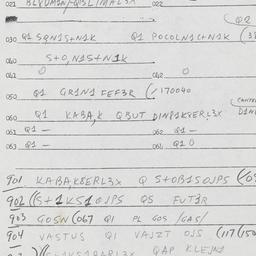 Eastern questionnaire, answ...