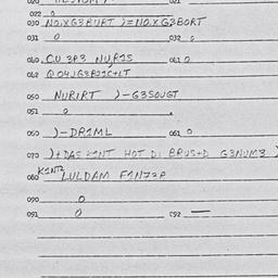 Eastern questionnaire, answ...