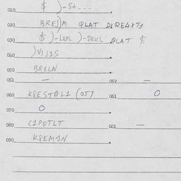 Eastern questionnaire, answ...