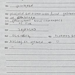 Eastern questionnaire, answ...