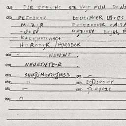 Eastern questionnaire, answ...