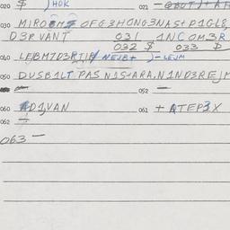 Eastern questionnaire, answ...