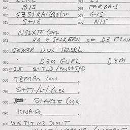 Eastern questionnaire, answ...