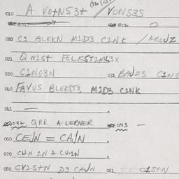 Eastern questionnaire, answ...
