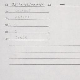 Eastern questionnaire, answ...